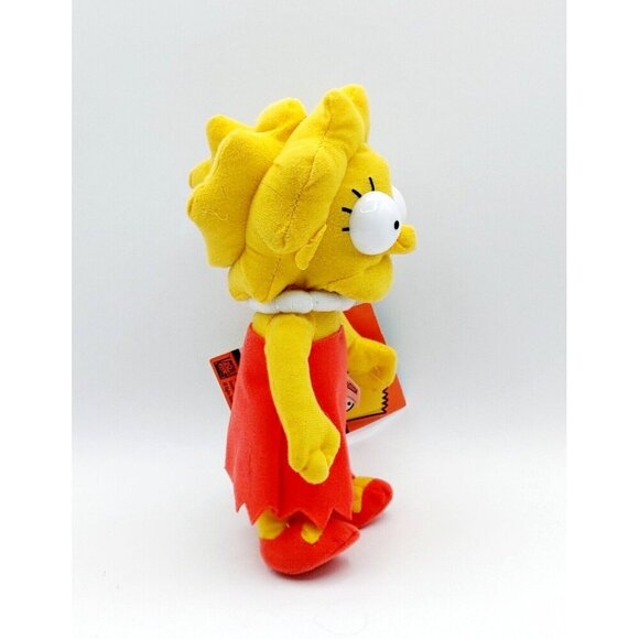 Nanco The Simpsons 9" Lisa Simpson Plush Doll 2004 New - Picture 4 of 6